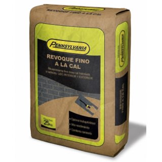 Revoque Fino A La Cal Pennsylvania Bolsa 5 kg